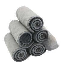 HappyFlute Bamboo Charcoal Baby Nappy Inserts 2Layers microfiber+2 Layers Microfiber Insert Diaper liner