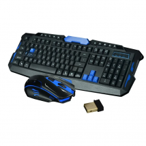 Wireless 2.4Ghz Gaming Keyboard + Mouse Combo Waterproof Optical Multimedia USB Mechanical Set Gamer игровая клавиатура
