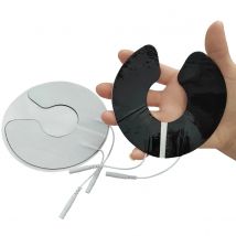 5Pairs/Pack Non-woven Adhesive Breast Electrode Pads Conductive Gel Electrical Tens Massage Patch Boobs Massager Accessories