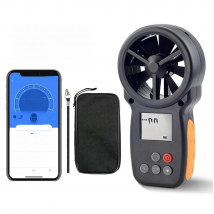 BTMETER BT-100-APP,Digital Anemometer Tester With Mobile APP Wind Speed Measurement Meter Measure Temperature Tester tools