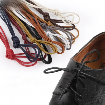 70/90/120/150/160CM Waxed Cotton Round Shoe laces Leather Shoes lace Waterproof ShoeLaces Men Boots Shoelace Shoestring