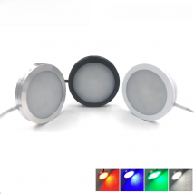 etrnLED 12V 24V Spot LED Interior Lighting Roof Ceiling Camper RV Trailer Boat Light Dimmable RGB RGBW Cabinet Mini Spotlight 3W