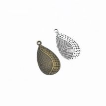 YuenZ 8pcs Drop shape Charms Tibetan Silver Plated Bronze Pendants Antique Jewelry Making DIY Handmade Craft 31*16mm B129