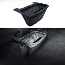 Rear Seat Storage Box for Tesla New Model Y 2025-2020 Launch Juniper Organizer Bins Backseat Trash Can Garbage Bag Tray