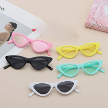 Vintage New Cat Eye Kids Sunglasses Boys Girls Small Triangle Frame Gift Sun Glasses Children Baby Oculos De Sol Infantil UV400