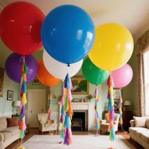 10pcs 36 Inch Giant Balloon Red Yellow Pink Round Latex Ballons Room Decor Balloons Birthday Party Wedding Decoration Supplies