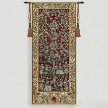 Long Size William Morris Tree of Life Tapestry Wall Hanging Jacquard Weave Gobelin Home Textile Art Decoration 100%Cotton