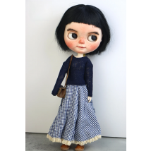 Blyth Doll Clothes Fashion sweaters plaid skirts jeans hats  for Azone OBitsu FR Toys gift