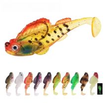 1 Pc Paddle Tail Silicone Soft Bait with Hook Jig Wobblers Fishing Lure 12g/22g Artificial Rubber Baits for Bass Trout Swimbaits