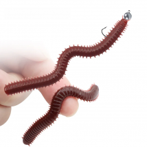 KESFISHING Sand worm 3"  20pcs Artificial Sea Worm Soft Silicone Baits for All Fish Tackle Pesca Fishing Lure