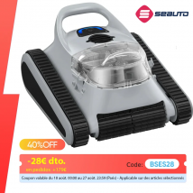 2025 Limpiador de piscinas automático inalámbrico Seauto Seal SE con planificación de ruta, para piscinas enterradas y elevadas