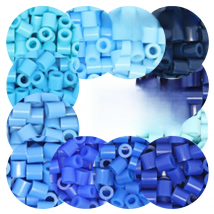 Blue Color 5mm 1000PCS YantJouet Hama Beads for Kids Iron Fuse Beads Diy Puzzles Pixel Art Gift Children Toy