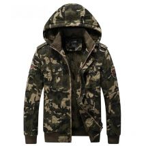 DIMUSI Autumn Winter Men's Thick Tactical Jacket Mens Outwear Windbreaker Hooded Coats Man Fleece Warm Military Jackets Clothing