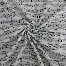 50cm*110cm Music Note Printed Cotton Fabric Sewing Baby Clothing Bag Hat Patchwork Cloth