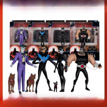McFarlane DC The New BatmanAdventures：Bane&Catwoman&Nightwing&The Joker 6 inches Action Figure Collection Ornament Toys Gift