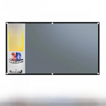 MIXITO Black Edge With Hole 16:9Gray Anti-light Projection Screen 30-133 Inch Outdoor Household Office Portable Projector Screen