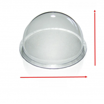 HD Hikvision Security CCTV Dome Camera Protective Cover Protective Cover Acrylic Outdoor Transparent Dome Glass Protective Cover