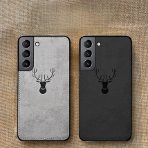 Deer Patterned Hard Case Cover For Samsung Galaxy S26 S25 S23 S22 Ultra Plus S24 FE A57 A37 A56 A36 A26 A54 A55 A15 Phone Case