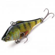 GOBASS Lipless Lure For Fishing VIB Bait Rattlins Fishing Accessories Crank Wobblers For Pike Perch 65mm 12g Jerkbait Bass Lures