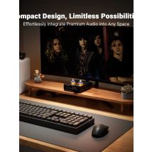 Fosi Audio Phono Preamp for Turntable Phonograph Preamplifier Mini Stereo Audio HiFi 5725W Vacuum Tube Amplifier Box X2 For DIY