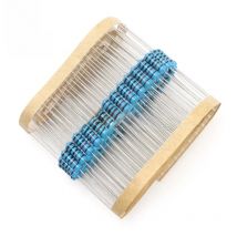 20pcs 1W Metal film resistor 1% 0.1R-2.2M 10R 22R 47R 100R 330R 1K 4.7K 10K 22K 47K 100K 330K 470K 1 2 10 22 47 100 330 1M ohm