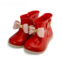 CCTWINS KIDS 2018 spring summer child pvc shoe for baby girl bow rain boot boy wellington boot kid brand waterproof boot C1095