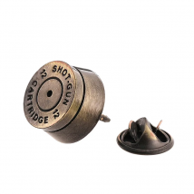 Men's Brooch Scarf Hat Accessories Bronze Bullet Clip Neckpin Badge Pin Woman Wedding Couple High Quality Jewelry Gifts