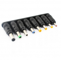 Universal Source AC/DC Power Adapter Jack Plug Connector Laptop Charger Adapter Jack 8PCS Set 5.5MM 2.5MM 2.1MM 1.7MM Connect
