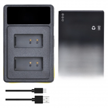 EN-EL20 EN-EL20a Battery&Dual Charger for Nikon Coolpix P950,P1000,DL24-500,Coolpix A,1 AW1,1 J1,1 J2,1 J3,1 S1,1 V3 Camera