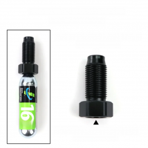New 3/8-24UNF CO2 Cartridge Cylinder to 88G CO2 Cartridge Thread (M16*1.5) Adapter Convert Adapter