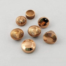 Goutent Rose Gold Steel Watch Crown Fit 6497/6498 Seagull ST3600/3620 Movement