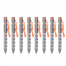 Boundless Voyage Titanium Tent Pegs Outdoor Camping Tent Stakes Tent Accessories Heavy Duty Aluminum Alloy Pegs Nails 4/6/8pcs
