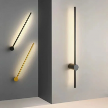 Nordic Modern LED Longer Wall Lamp Living Room Bedroom Bedside Decor Lamp Bathroom Mirror Stair Minimalist Design Light Fixtures