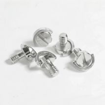 LS093 Camera mount screw 1/4 inch d-ring screw iron quick release screw 20-thread tripod plate screw for dslr camera