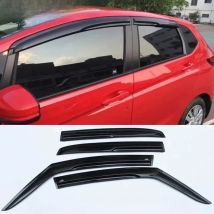 Visor Vent For Honda Fit/Jazz 2003-2024 MM1 MK2 MK3 MK4 Sun/Rain Window Wind Deflector Mugen Style Plastic013