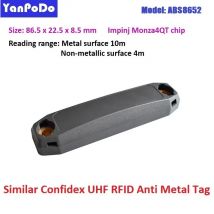 Ähnlicher Vertrauter passiver Impinj Monza 4qt Chip Langstrecken 15m UHF RFID Anti-Metall-Tag 860-960MHz langlebig für Inventars ystem