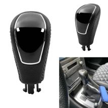 Car Leather Gear Shift Knob For Ford Mondeo MK4 S-MAX Kuga Galaxy MK1 BLK Automatic Transmission Lever Handle Gearbox Gear Stick