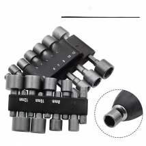 Powerful Socket Inner Hexagonal Wrench Hexagonal Handle Screwdriver Socket Extension Rod Pneumatic Screwdriver Insert Tool Set