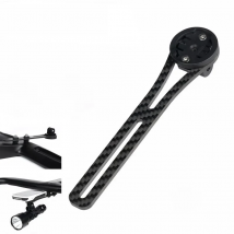 Bike Computer Holder Carbon Cycling Computer Stopwatch Speedometer Mount Holder For Garmin Cateye Bryton Gopro Light Holder