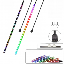 LED Strip Light With Magnetic RGB 5V Addressable ws2812b Strip For PC case Motherboard 3 Pin Header for ASUS Aura SYNC Light
