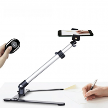 Foldable Overhead Tripod for Smartphone Desktop Tripod for Iphone Phone Tripodlar Tripodes for Note Shooting Tripe for Mobile