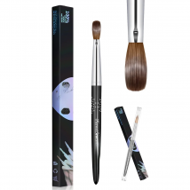 KEMEISI #8-#16 Kolinsky Acrylic Nail Brush Set 3D Pure Handmade Nail Brushes For Acrylic Application Professional Nail Art Brush