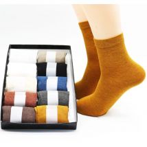 Women's Solid Color Bamboo Fiber Socks Korean Casual Fashion Breathable Harajuku Female Socks 10 Pair