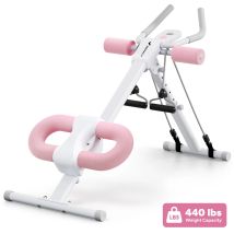 MERACH Ab Machine Allenatore regolabile Allenamento Pieghevole Protezione del ginocchio Macchina per esercizi addominali Core Ab Sistema di esercizi Trainer