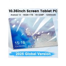 2025 5G Original Global Version Tablet Android 10.36Inch 16GB RAM 1TB ROM 12000mAh 16MP 32MP Android 13.0 WiFi Bluetooth Network