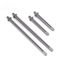 INJORA 4PCS Metal Extended Body Post Set Shell Mount for 1/10 RC Crawler Car Axial SCX10 90046 Upgrade Parts