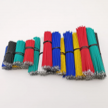 100Pcs Tin-Plated 24AWG Wire Breadboard PCB Solder Cable Electronic Wires Length 5CM 8CM 10CM 15CM 20CM