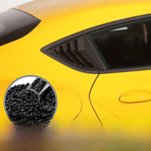 ABS Carbon Fiber Rear Window Shutters Trim Triangle Glass Spoiler Plate Cover Car Styling For Toyota GR Supra MK5 A90 2019-2021