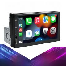 7“ 1 Din Car Radio Carplay Android Auto Multimedia Player Universal Autoradio HD Touch Screen FM AUX Input Bluetooth MirrorLink