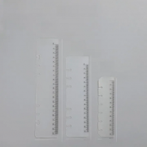 JIANWU A5/A6/A7 Soft Ruler Binder Accessories Loose Leaf Transparent Ruler Measuring Tools Kawaii Stationery For School Supplies